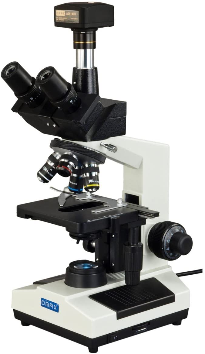OMAX 40X-2500X Trinocular Compound LED Microscope