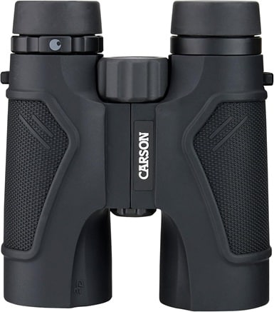 Carson 3D Series 10x42mm HD Compact and Waterproof Binoculars
